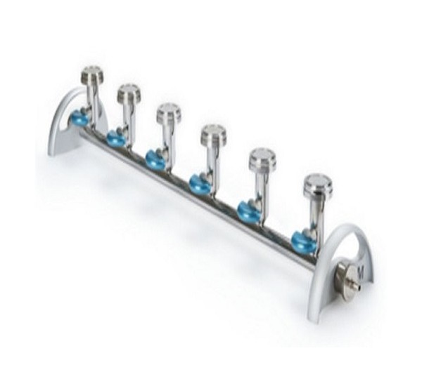 EZ-Fit™ Manifold, 6-place for Microfil® funnels and membranes