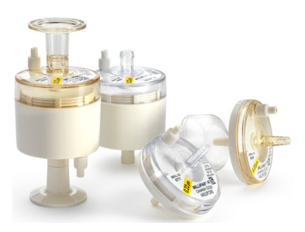 Sterile Millipak®-20 Filter Unit 0.22 µm 1/4 in. HB/HB w/bell