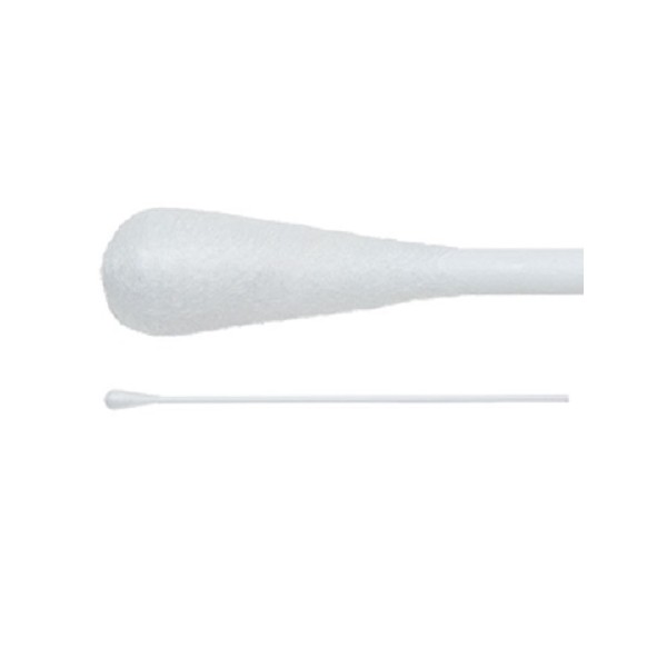 STX705P Spun Cotton Cleanroom Swab with Polystyrene Handle, Sterile