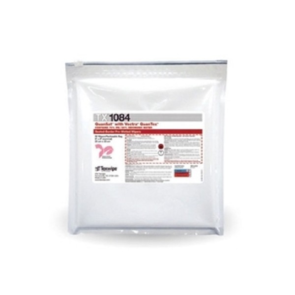 Vectra® QuanSat™ TX1084 Pre-Wetted Cleanroom Wipers, Non-Sterile