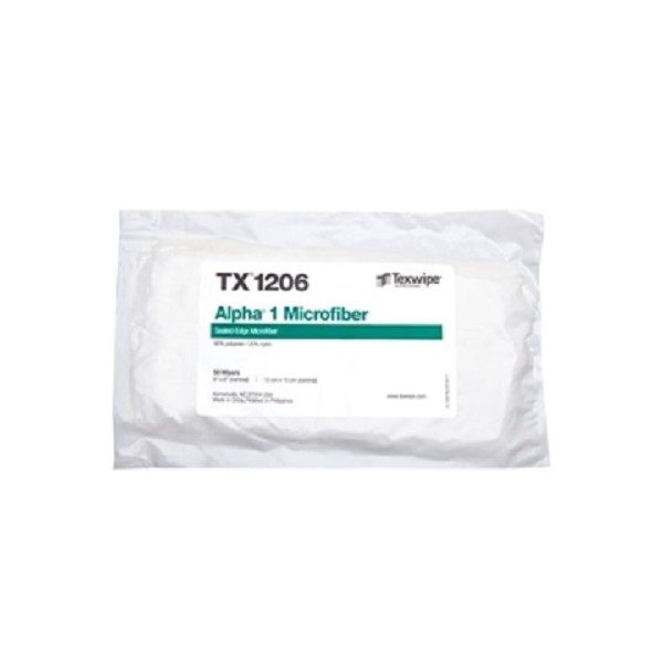 Alpha® 1 Microfiber TX1206 Dry Cleanroom Wipers, Non-Sterile