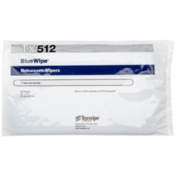 Dry, Non-sterile, cellulose/polyester, nonwoven wipers, bluecolor12