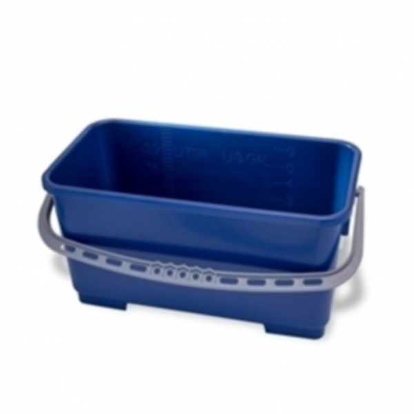 Polypropylene Rectangular Bucket - Blue