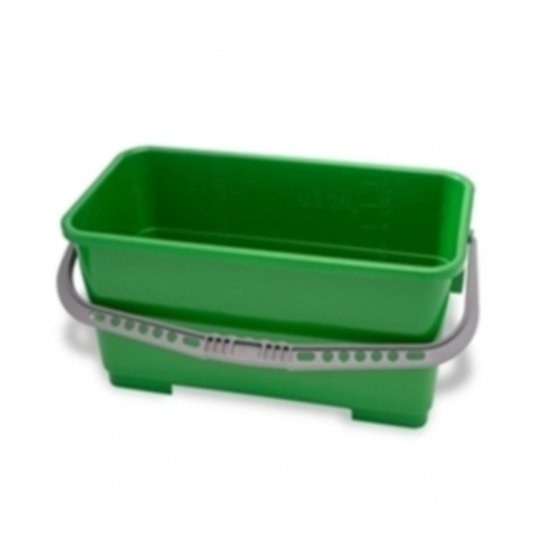 Polypropylene Rectangular Bucket - Green